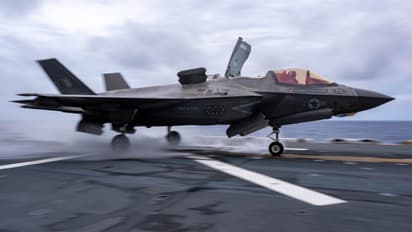 F 35B Lightning II fighter aircraft