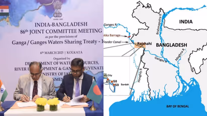 India's 1996 Ganga water-sharing treaty with Bangladesh