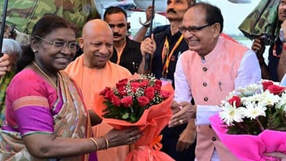 President Droupadi Murmu arrives in Bareilly