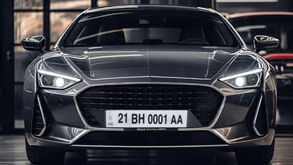 AI generated car with BH number plate