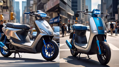 ai generated ev scooter