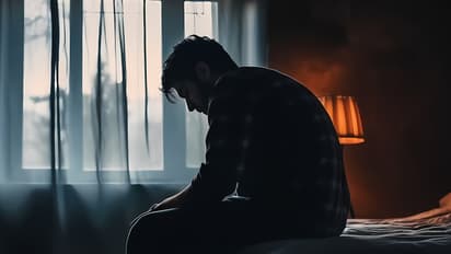 person suffering from anxiety