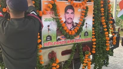 veer havildar hara ram shaheed in leh last rites 
