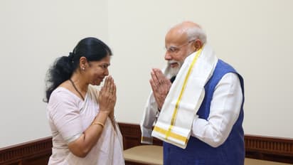 Kanimozhi Meet Modi 