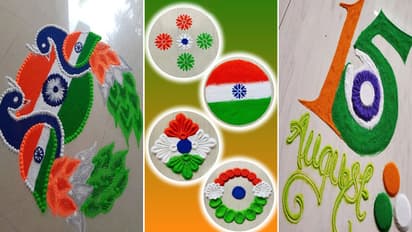 Independence Day rangoli designs