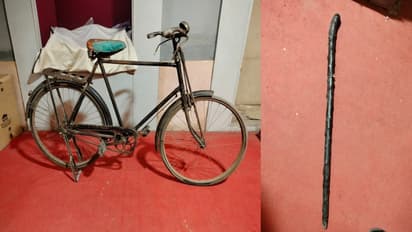 Chandrashekhar Azad bicycle and lathi