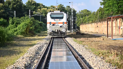 Railway Track Removable Solar System