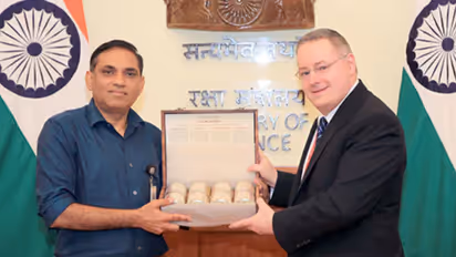 US Deputy Assistant Secretary of Defence Andrew Byers today met Joint Secretary, Maritime & Systems Acquisition Dinesh Kumar