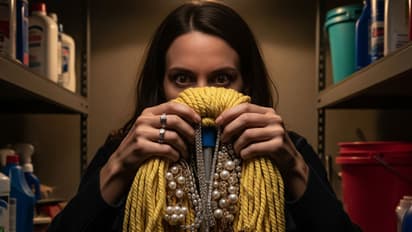Woman Hides Jewellery