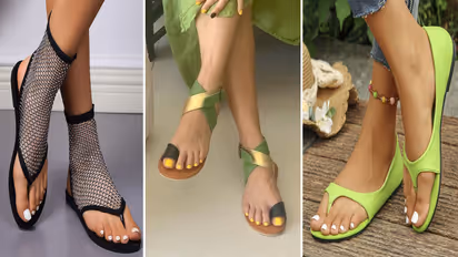 Toe Ring Wedges and Flat Sandals Designs