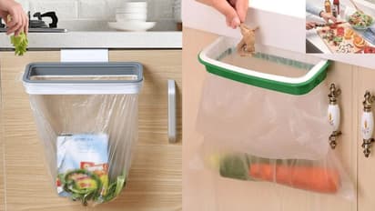 Portable hanging Dustbin and foldable design for Kitchen and Home