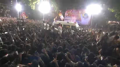 TVK chief Vijay Rally Stampede 