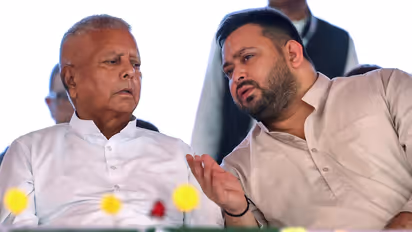 Lalu Yadav With Tejaswi