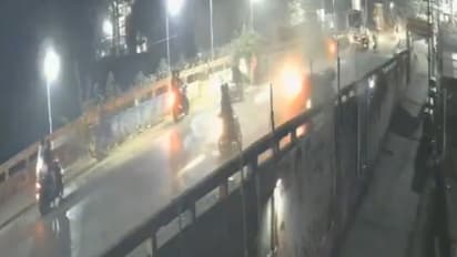 Maharashtra Ambarnath Car Accident Heart Attack Driver 4 Dead Viral CCTV