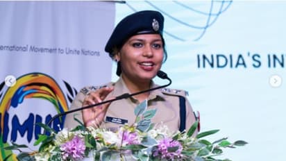  lady singam ips isha singh vs tvk bussy anand viral video story