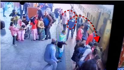 varanasi cantt rpf saves passenger running train cctv