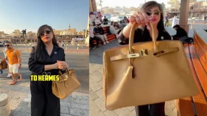 dubai safety experiment woman left 25 lakh birkin bag gold souk viral story