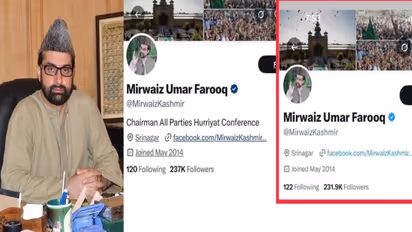 mirwaiz umar farooq removes hurriyat chairman from x profile kashmir