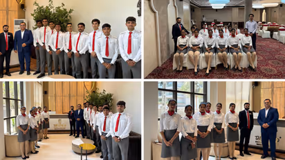 skyera airhostess training Institute industrial visit