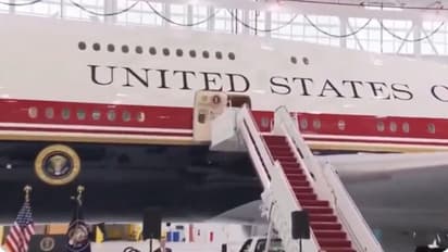 trump qatar gifted air force one plane flying white house luxury jet controversy news