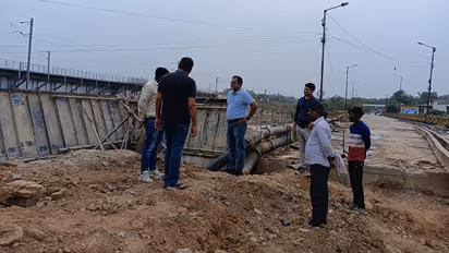 Chhattisgarh nagar nigam ayukt brijesh singh kshatriya inspection