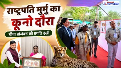 president Droupadi Murmu kuno national park visit