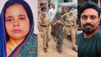 agra wife kills husband sleeping pills kheer body buried bathroom murder case