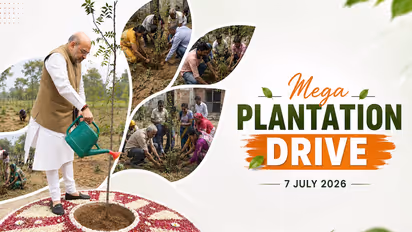 Delhi Green Drive amit shah launch 70 lakh mega plantation