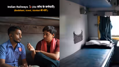 Train Linen Theft Viral Video