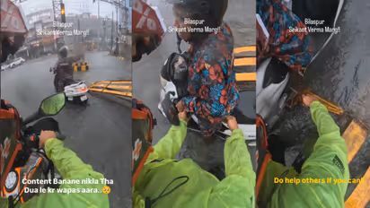 Biker Helps Stranded Woman Instagram Viral Video