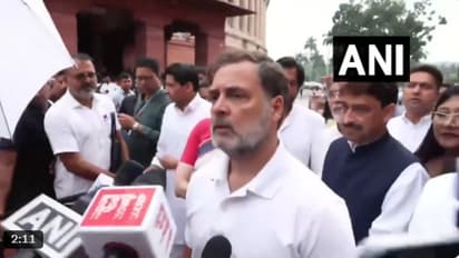 rahul gandhi rml hospital cjp protest neet row pm modi amit shah resignation demand