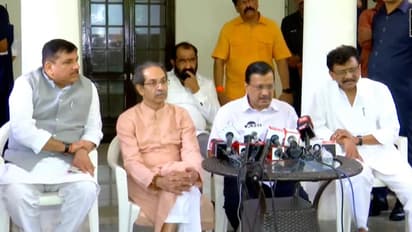 Uddhav Thackeray-Arvind Kejriwal Press Conference