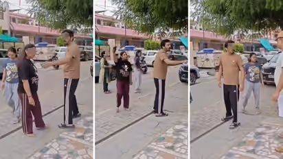 Ghaziabad fight over dog viral video row turns ugly as man boasts of Rs 7 crore home police remark goes viral