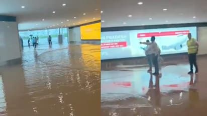 Noida Airport Waterlogging Videos Go Viral Officials Claim 30 Minute Cleanup