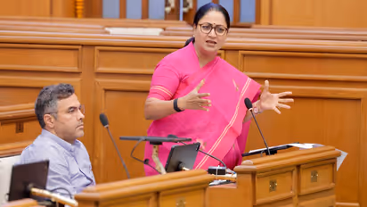 delhi assembly monsoon session rekha gupta attack AAP govt