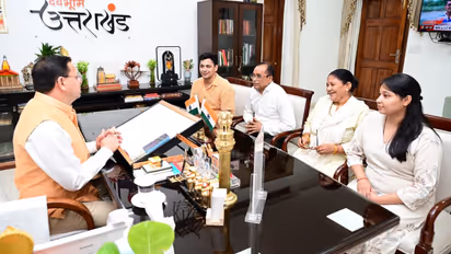 pushkar singh dhami meets chef keshav negi
