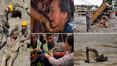 nepal flood 472 dead 1500 missing barrier lake glacier flood india rescue