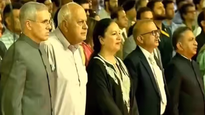 Vande Mataram Row BJP Praises Omar and Farooq Abdullah Congress Defends Its Tradition