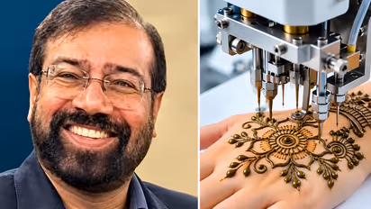 Harsh Goenka Mehendi Machine Viral Video