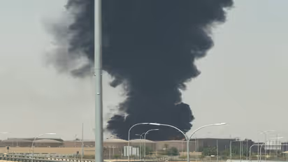 riyadh airport houthi ballistic missile attack saudi arabia aramco fire sami arabia 2026 fire