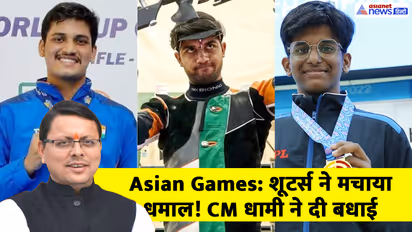 pushkar singh dhami congratulate asian games shooting winners