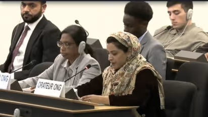 unhrc tasleema akhter pok protests pakistan kashmir human rights