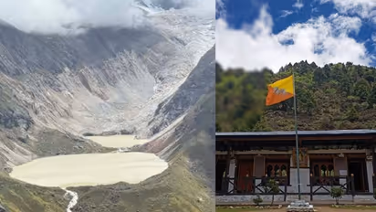 bhutan glof flood high alert assam west bengal glacial lake burst