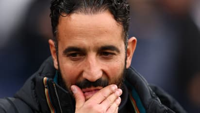 Manchester United's manager Ruben Amorim