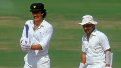 Imran Khan and Sunil Gavaskar