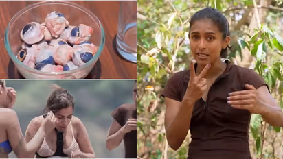 Samyuktha Hegde Eats Raw Eyes