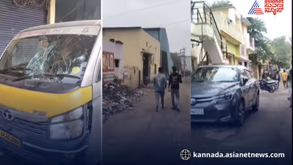 Vehicle vandalism in Byadarahalli bengaluru