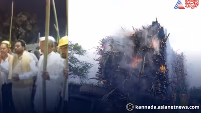 Bagalkote Sugarcane farmer protdst