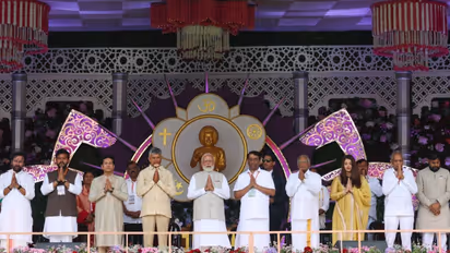 PM Modi offers prayers at sri satya sai baba mahasannidhi Andhra pradesh