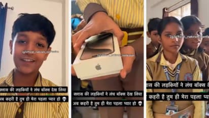 School students 1 5 lakh tiffin unboxing video goes viral taken